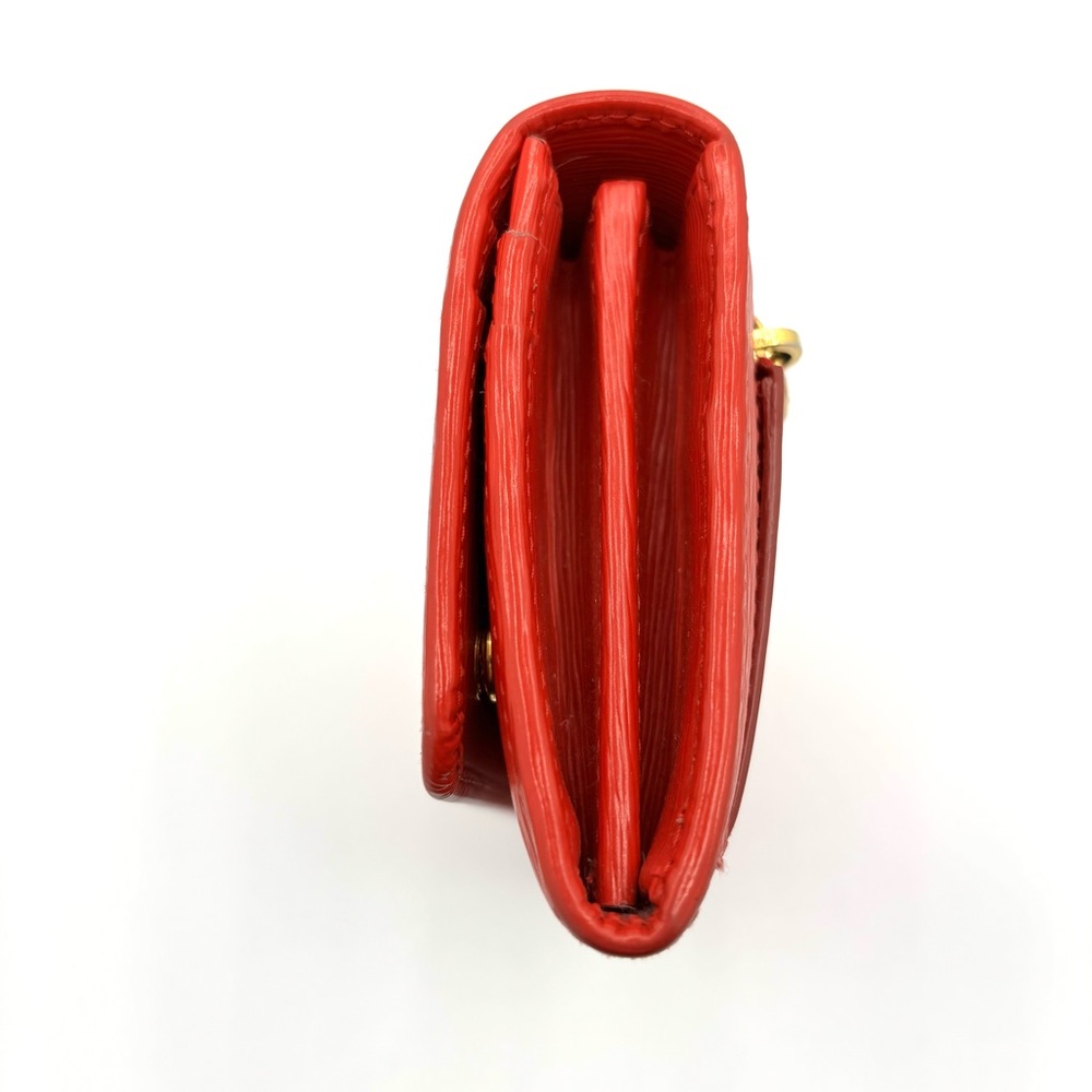 Prada Red Saffiano Leather Wallet with free Gold Chain | comes with box - Picture 4 of 13